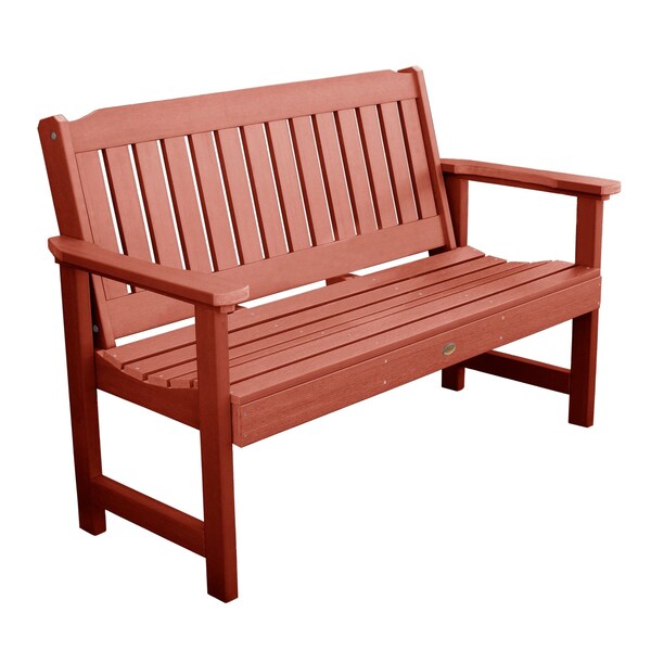 Highwood Usa 5ft Lehigh Garden Bench Outdoor Furniture for Patio, Backyard, Garden AD-BENW1-RED - main